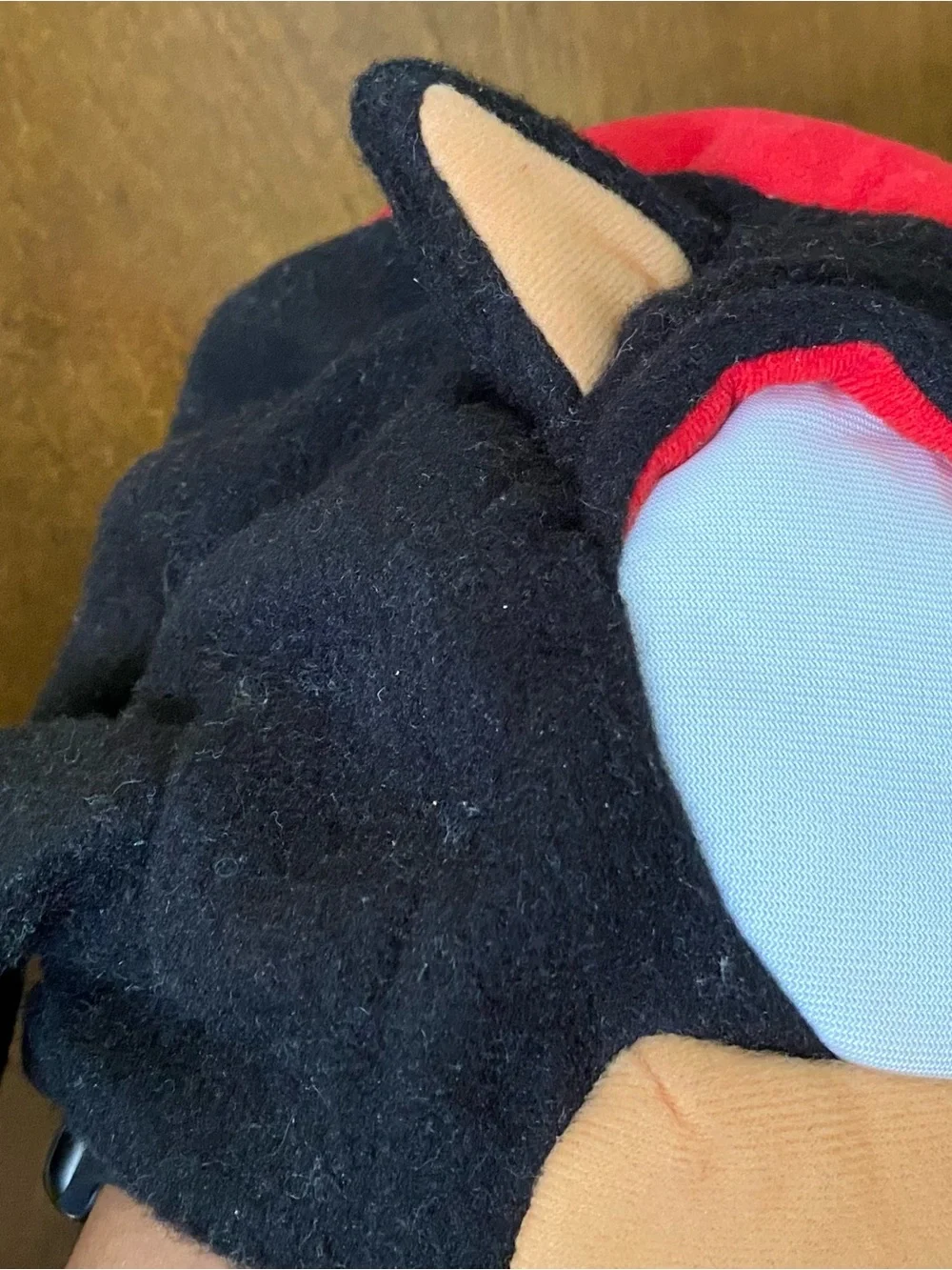 Shadow the Hedgehog Sega Kids Plush Character Hat - Black & Red